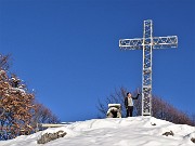 50 E Raffaele in vetta al Suchello (1441 m) per la sua prima volta...ammantato di neve!